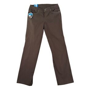 KUHL Klaudette Pants Women's 8 Regular Brown Straight Leg Stretch 6171 NWT